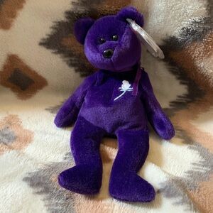 Vintage 1997 TY Beanie Babies Princess Bear #4300